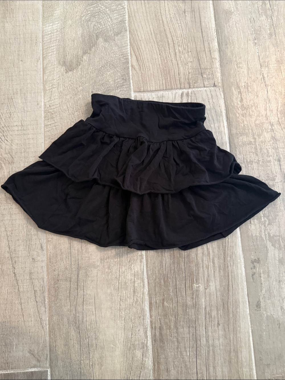 Primark Black Tiered Skater Skirt